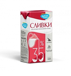 Сливки "Чудское озеро" 35% 1 л
