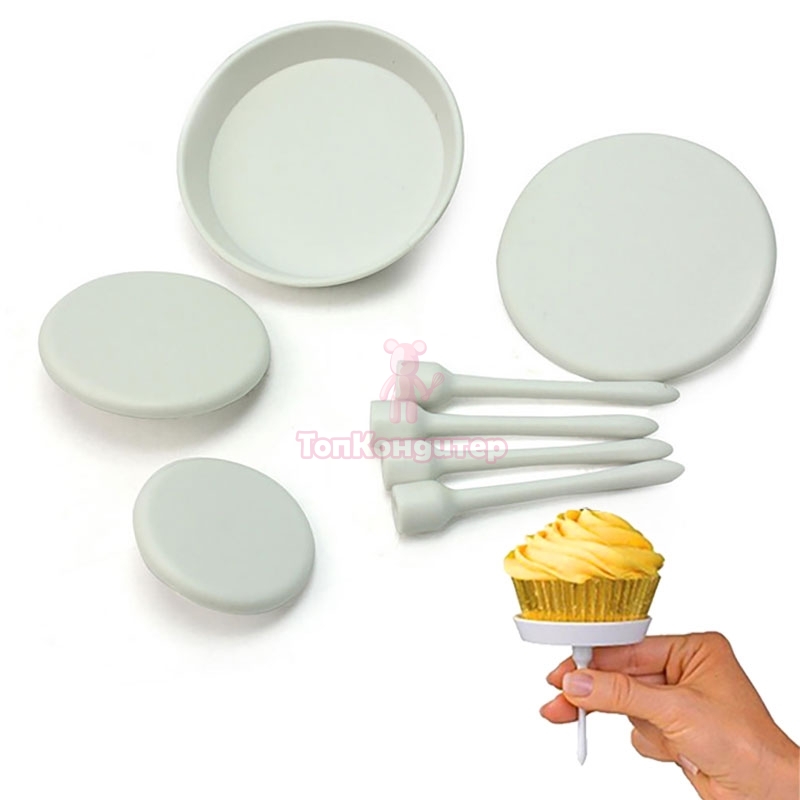 Набор кондитерских гвоздей, 4 шт: d=3,5/5/6/7 см