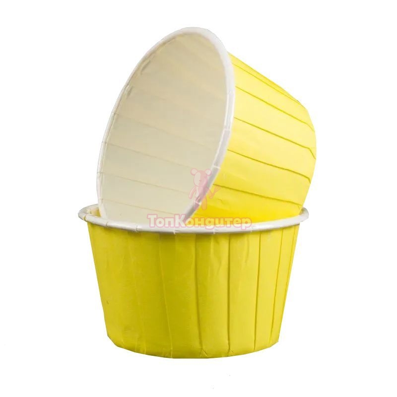 Капсулы капкейк 100 шт желтый