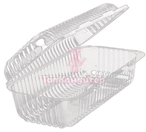 Упаковка под рулет 26 см*12 см*8 см пластиковая