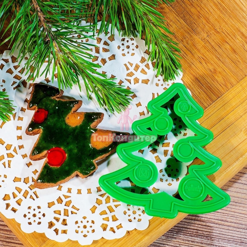 Форма для вырезки теста «Ёлочка»