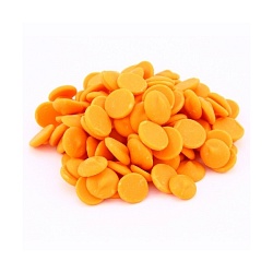 Шоколад Callebaut со вкусом апельсина в галлетах 0,25 кг