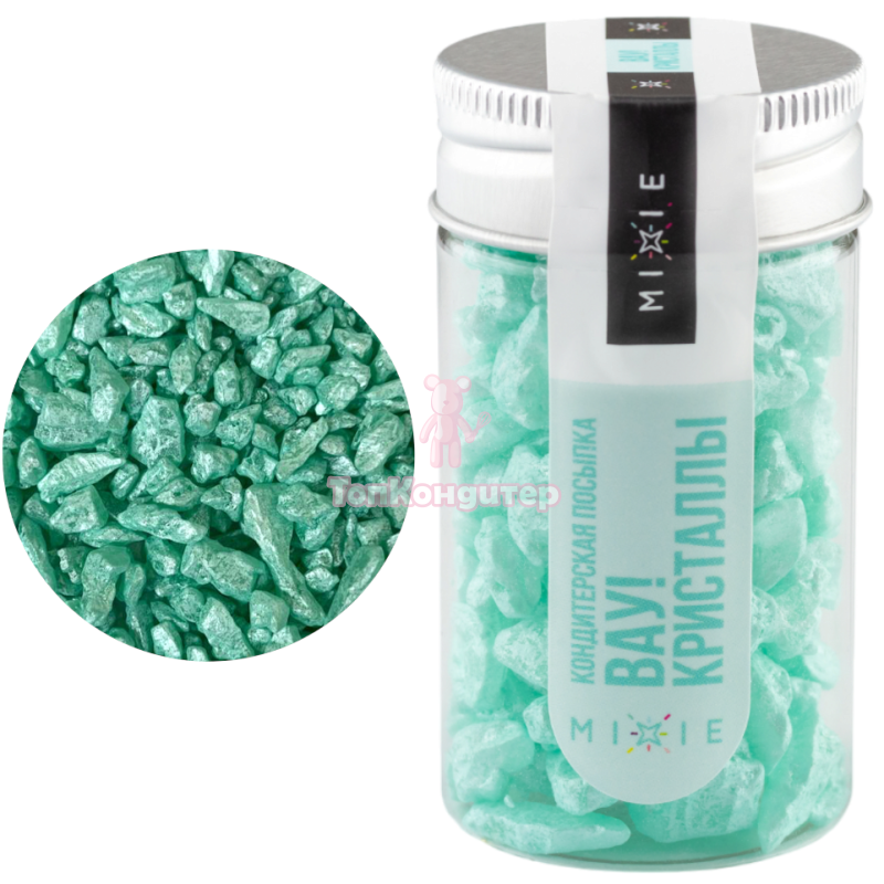 Посыпка MIXIE "Вау! Кристаллы!" Бирюзовый