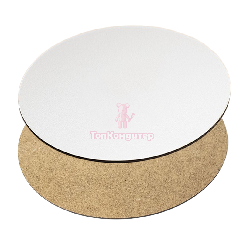 Подложка ламинированная белая 30 см , толщина 3 мм