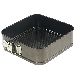 Форма для выпечки разъемная квадрат 22см*22см*5см