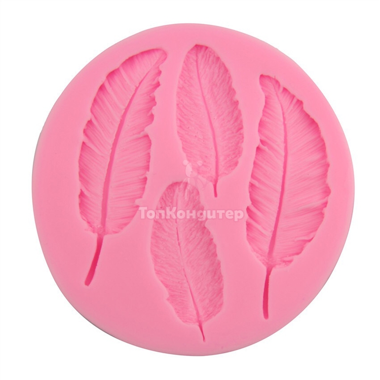 Молд 9х8,6х0,8 см "Перышко"