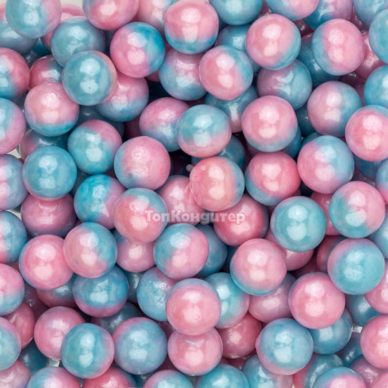 Посыпка микс "Сахарные шарики Градиент сирень/лаванда" 7 мм